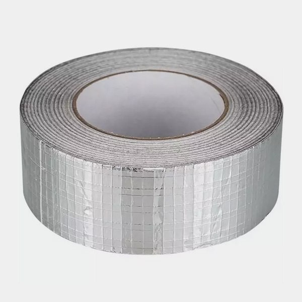 Fita adesiva de alumínio brilho metal