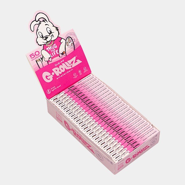 Mortalhas 1.1/4 Pink G-Rollz