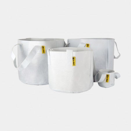 Vaso V-Pot de Tecido Branco Evocrop - GB The Green Brand