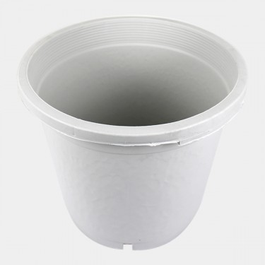 Vaso / Pote branco grande com alças