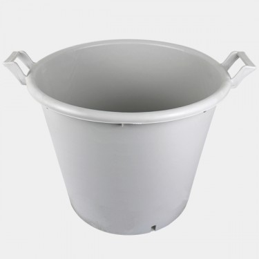 Vaso / Pote branco grande com alças