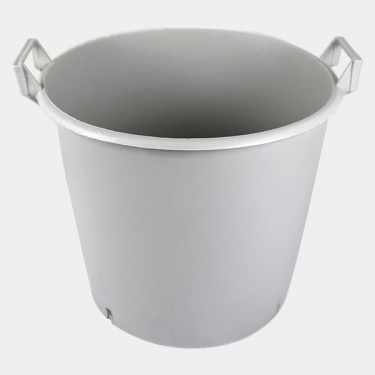 Vaso / Pote branco grande com alças