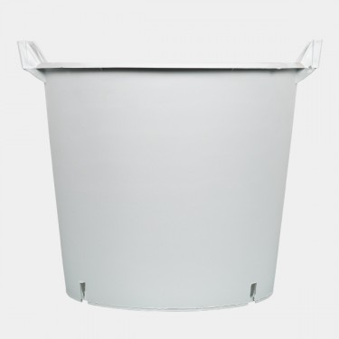 Vaso / Pote branco grande com alças