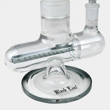 Bong gel refrigerador com espiral + Inline Slit Black Leaf - GB The Green Brand