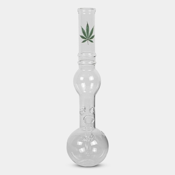 Elegante Bong Leaf Gold Line 39 cm- GB A marca verde