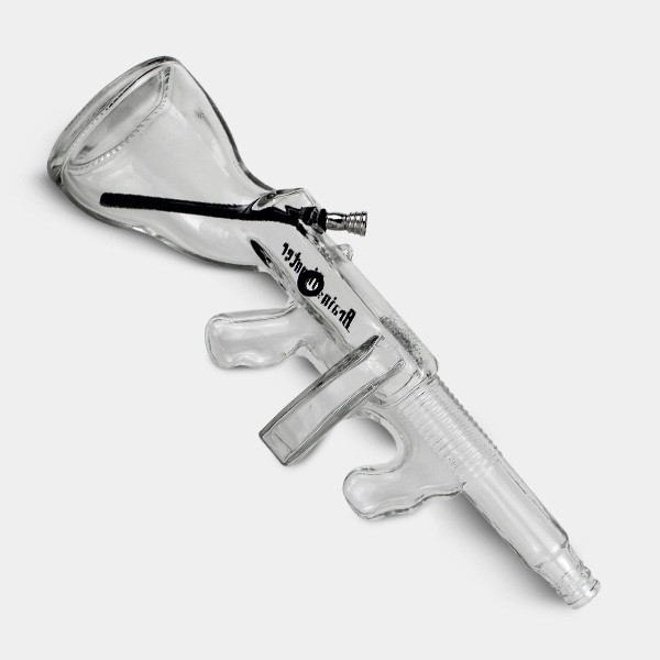Bong de Cristal Brain Shooter Deitado