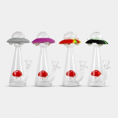 Bong UFO com Cazolet de Cristal - GB A marca verde