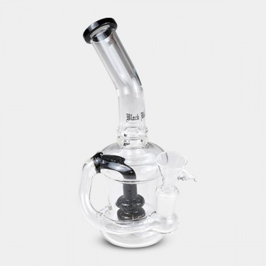 Bong Black Leaf Double Percolator - GB A marca verde