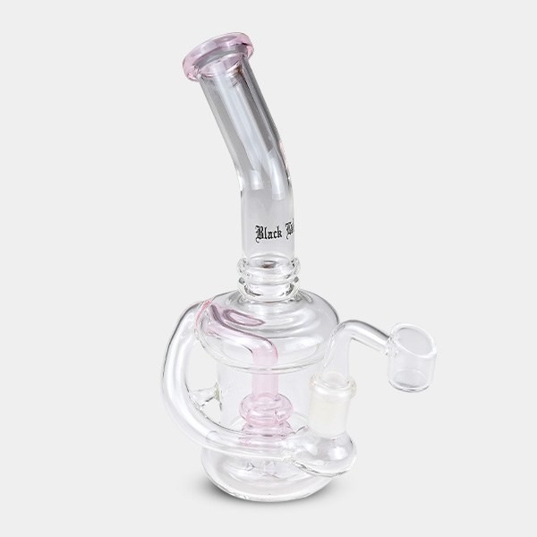 Bong Percolador Doble Black Leaf