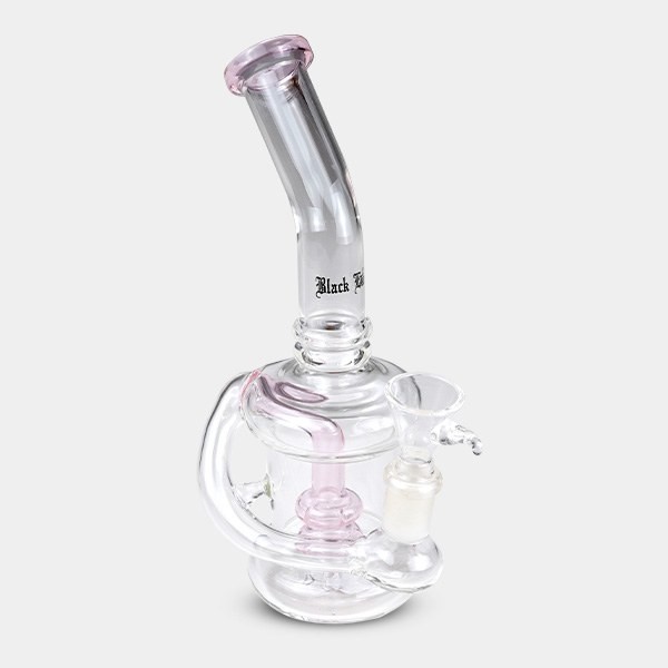 Bong Percolador Doble Black Leaf