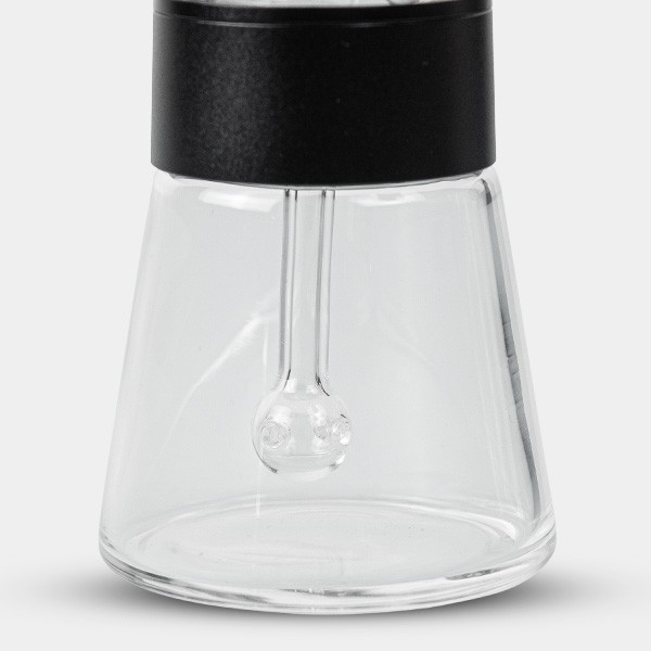 Bubbler de Vidro e Alumínio 11,5 cm