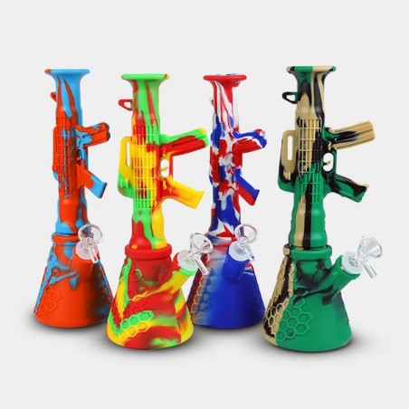 Bong resistente Fusil Silicone - GB a marca verde
