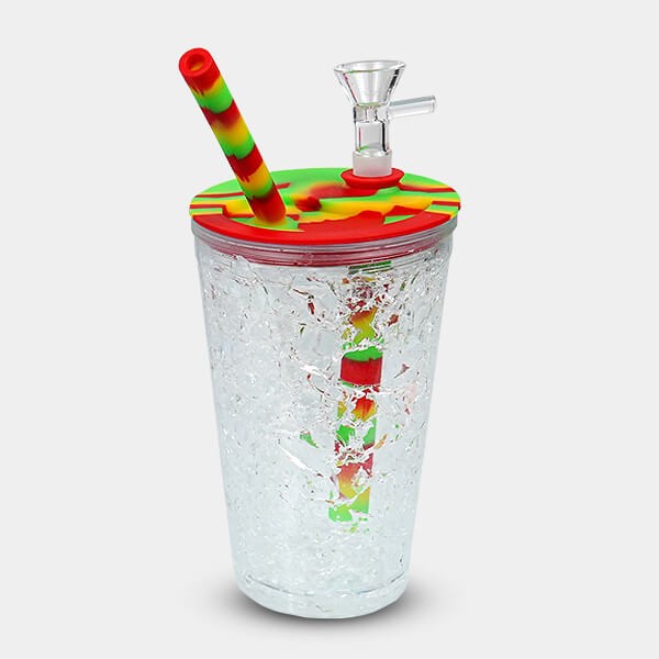 Bong Silicone e Plastic Freeze Cooling Cup - GB The Green Brand