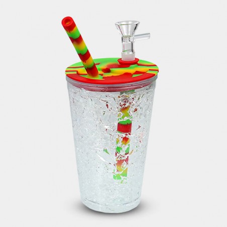 Bong Silicone e Plastic Freeze Cooling Cup - GB The Green Brand