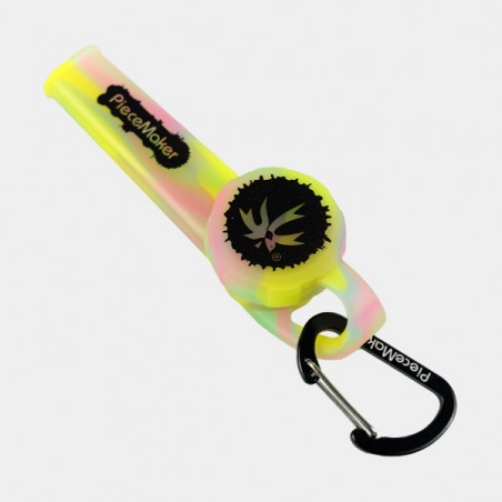 Cachimbo de silicone Karma Go amarelo fechado
