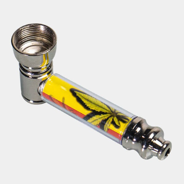 Set Pipe De Metal Com Filtros E Isqueiro
