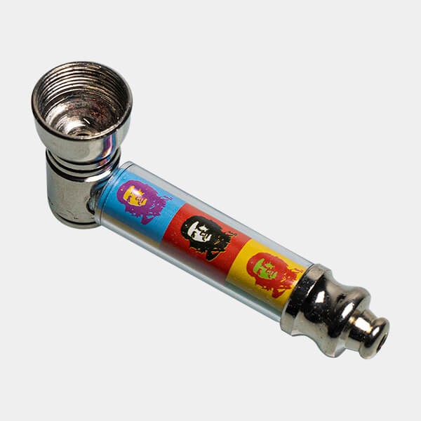 Set Pipe De Metal Com Filtros E Isqueiro - GB The Green Brand