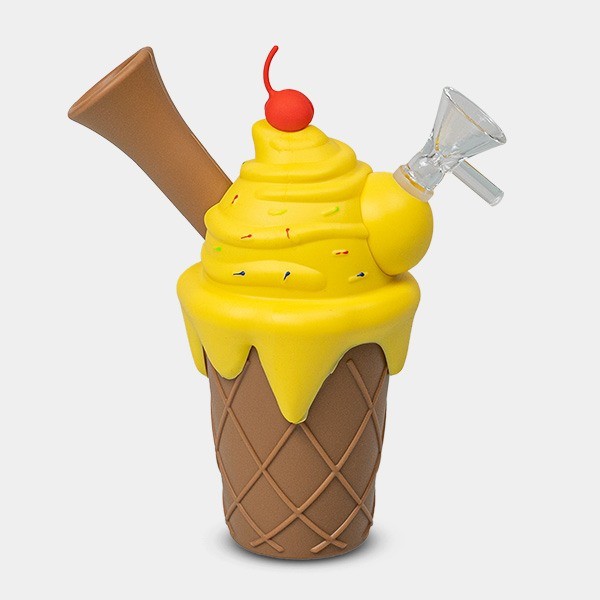 Bong De Silicone Copo Gelado