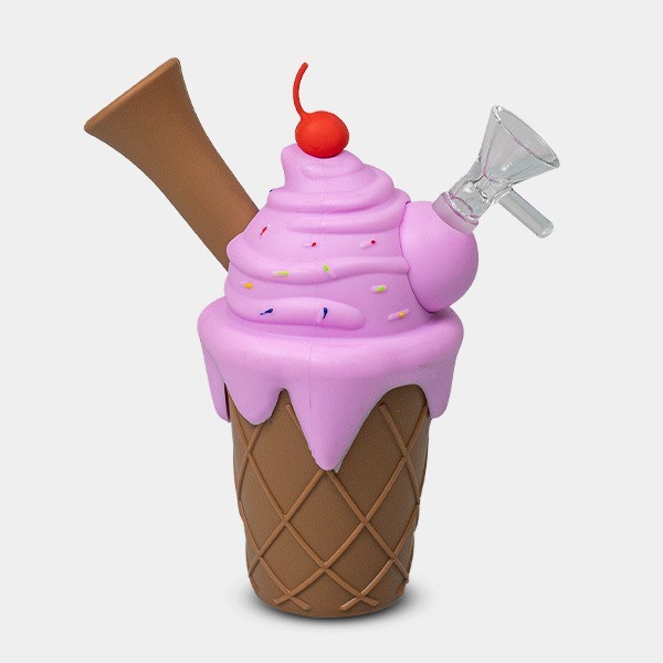Bong De Silicone Copo Gelado