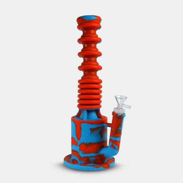 Bong de silicone Acordeão