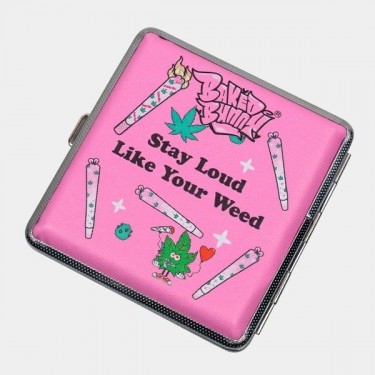 Cigarreira Rosa de Metal - GB The Green Brand