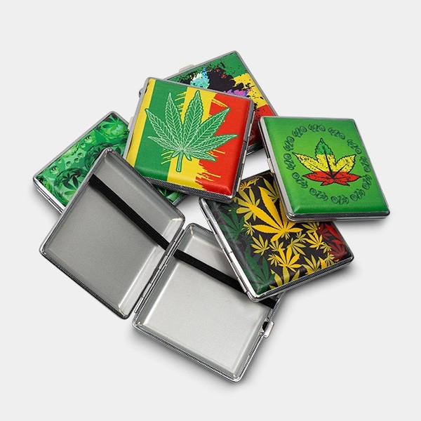 View Cigarreira de Metal Rasta