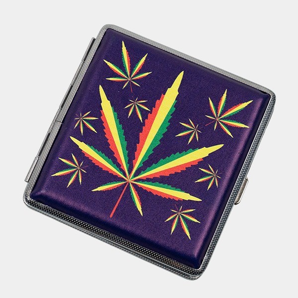Cigarreira de Metal Rasta