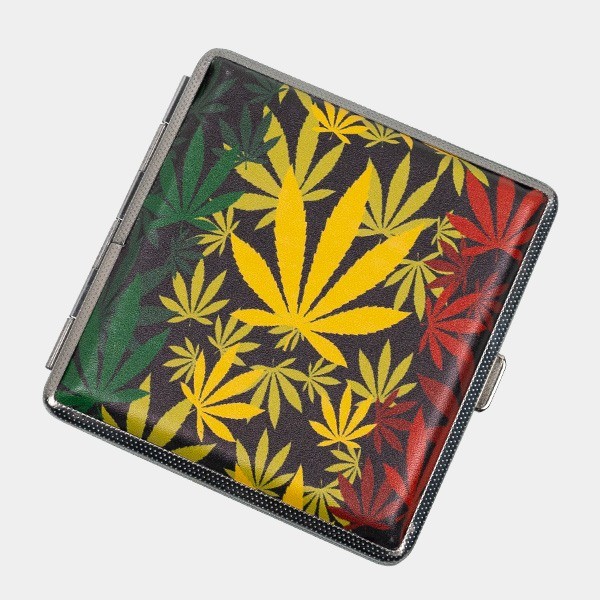 Cigarreira de Metal Rasta
