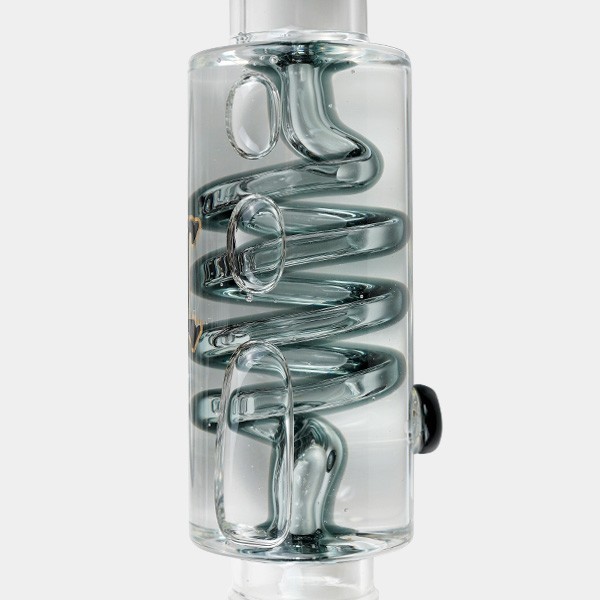 Bong gel refrigerador com folha preta espiral - GB A marca verde
