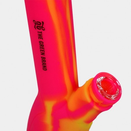 Portátil e chamativo Bong de silicone - GB a marca verde