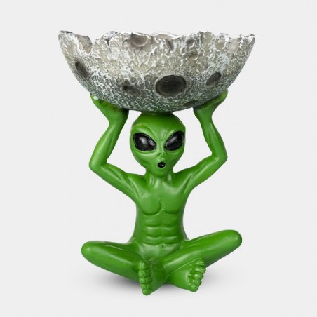 Cinzeiro Alien Verde Na Lua