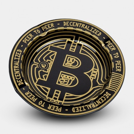 Cinzeiro Bitcoin Metalizado - GB The Green Brand