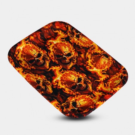 Bandeja de Enrolar Pequena Fire Skulls