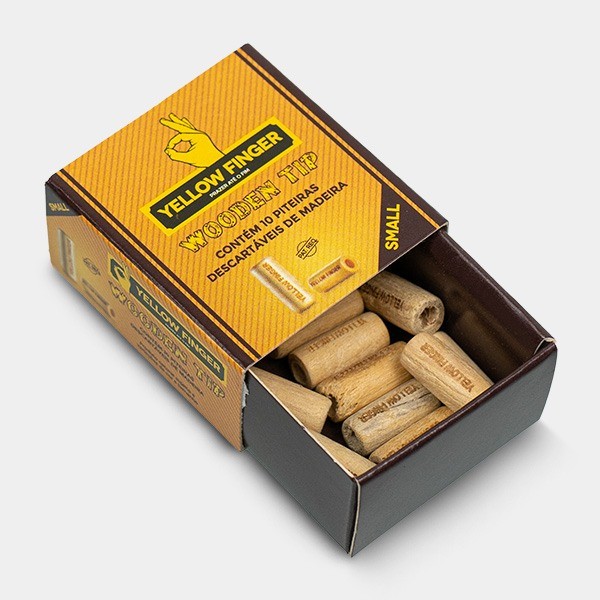 Filtros de Madeira Pequenos Yellow Finger