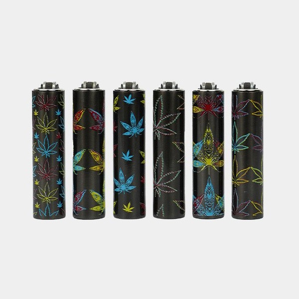 View Clipper Mini capa de metal néon folhas