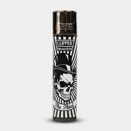 Isqueiro Clipper Coleção Party Skulls - GB The Green Brand