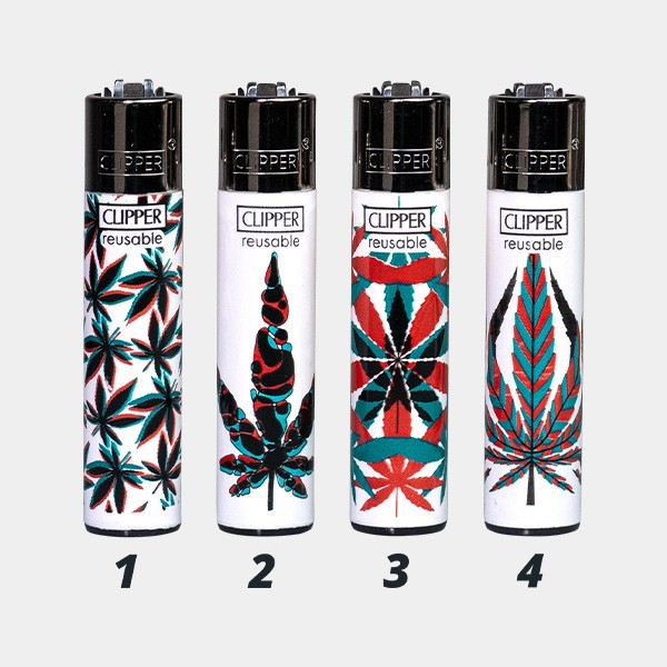 View Mechero Clipper Neon Leaves 4