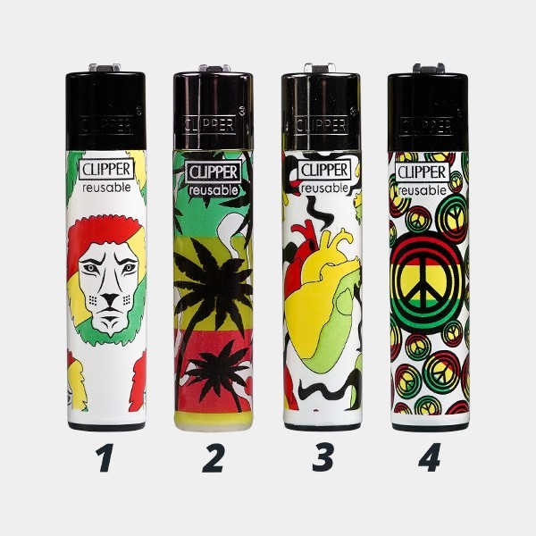 View Mechero Clipper Collection Reggae Life - GB A marca verde