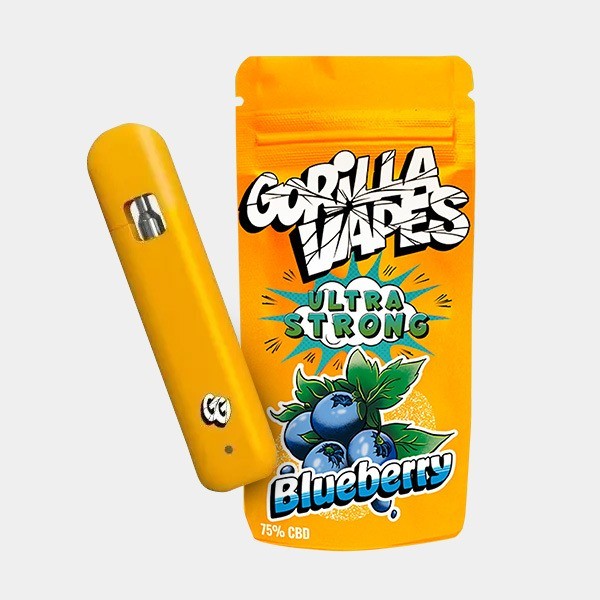 View Gorilla Vape CBD 75% Gorilla Grillz 'Blueberry'