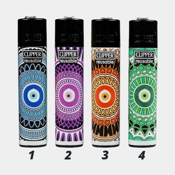 View Mechero Clipper Coleção Lucky Eye I - GB A marca verde