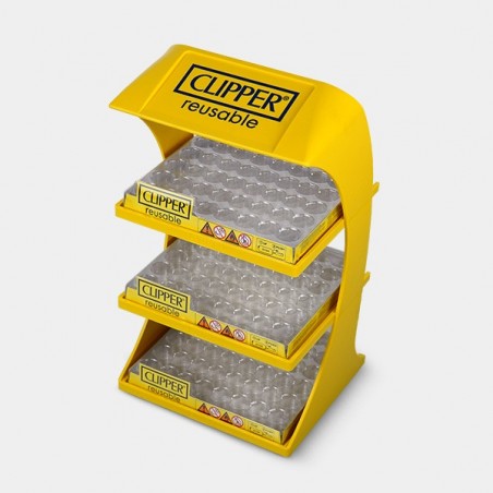 Expositor de Isqueiros Clipper 3 Bandejas - GB The Green Brand