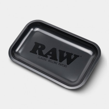 Tabuleiro de metal preto RAW elegante - GB The Green Brand