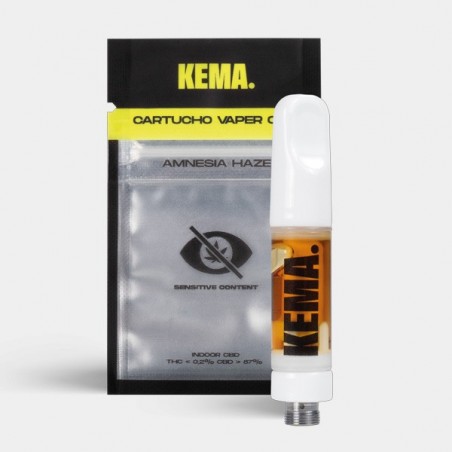 Cartucho 87% CBD KEMA 'Amnesia Haze' - GB The Green Brand