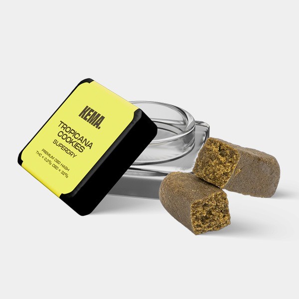 View Hash CBD KEMA 'Tropicana Cookies' 🍪 - GB The Green Brand
