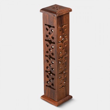Torre de madeira para hastes e cones de incenso - GB The Green Brand