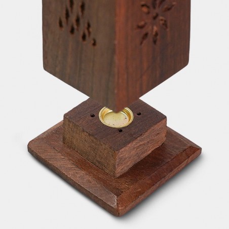 Torre de madeira para hastes e cones de incenso - GB The Green Brand