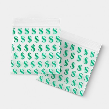 Saco Zip 50x50mm Dólar