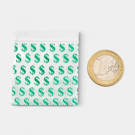 Saco Zip 50x50mm Dólar