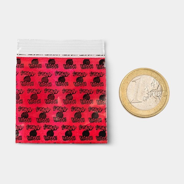 Saco Zip 50x50mm Stay High