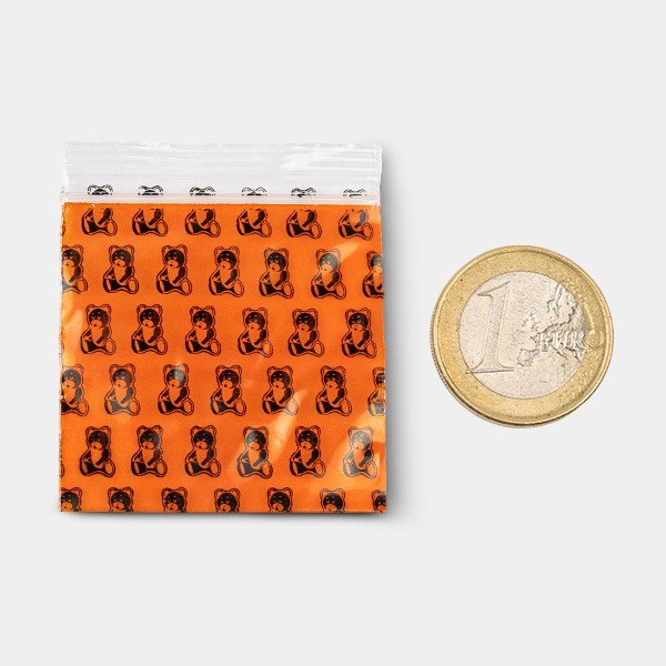 Saco Zip 50x50mm Teddybear